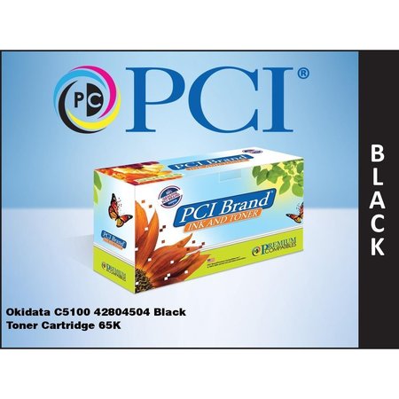 PCI Oki C5100 42804504 Black Toner Ctg 6.5K 42804504-PCI